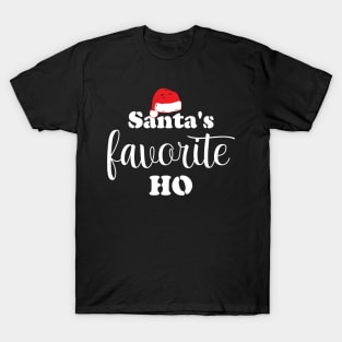 Santa's Favorite Ho, Xmas Christmas T-Shirt